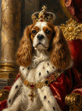 The Sovereign — framed pet portrait